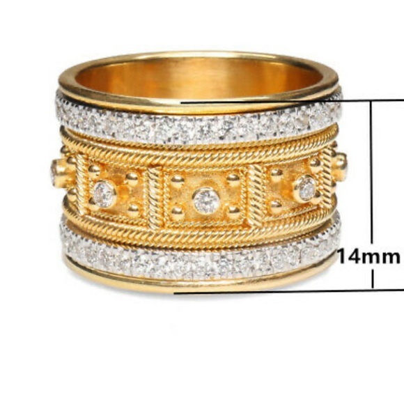 New luxury 18k gold plated Ring - Picture 8 of 8